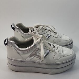 Hogan Chic Women's Platform Sneakers Size 39.5